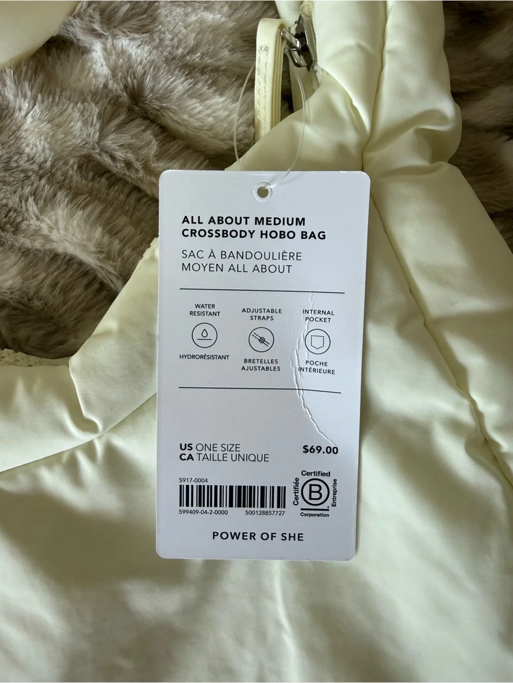 Athleta Medium Crossbody Hobo